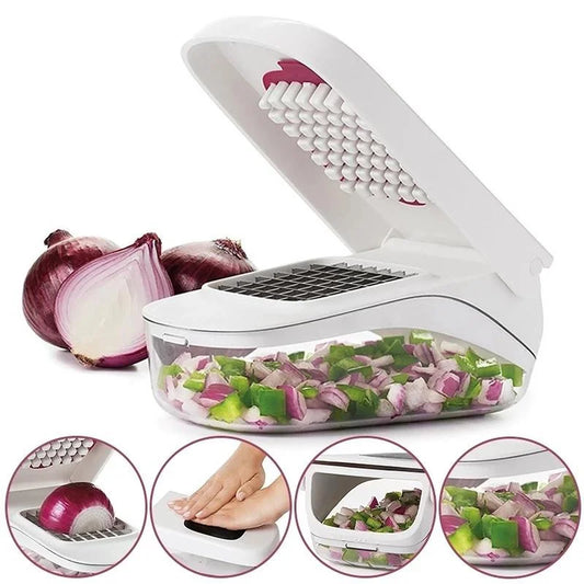 Manual Vegetable Fruit Slicer Chopper Presser Cut Onion Cheese